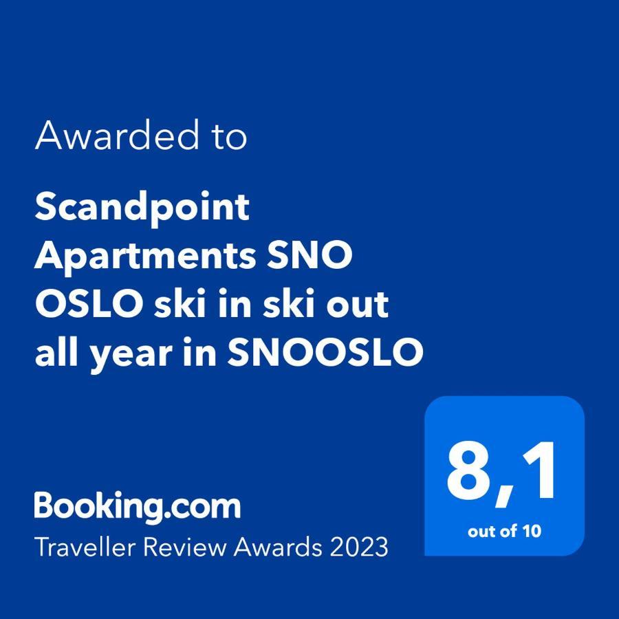 Scandpoint Apartments Oslo Ski In Ski Out All Year In Snooslo With Free Parking Esterno foto